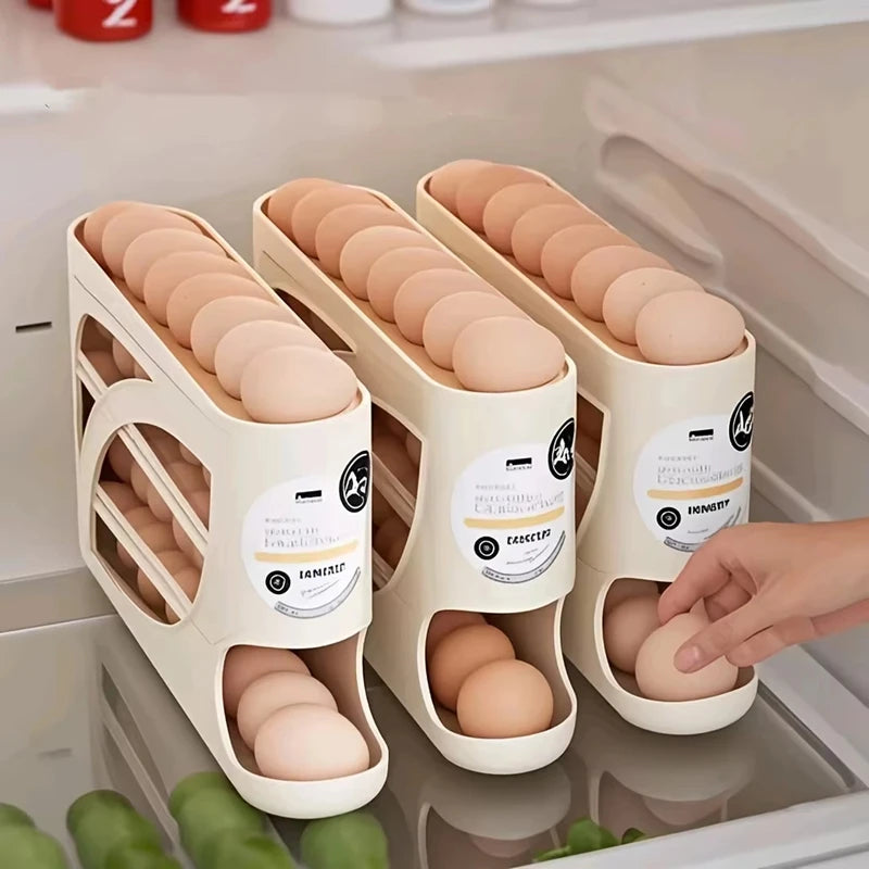Auto-Rolling Egg Dispenser for the Fridge