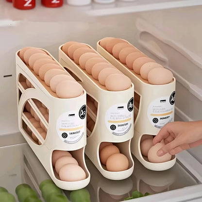 Auto-Rolling Egg Dispenser for the Fridge