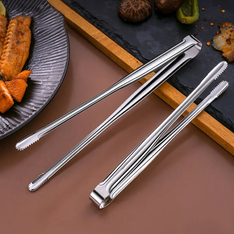 Stainless Steel Grill & Kitchen Tongs