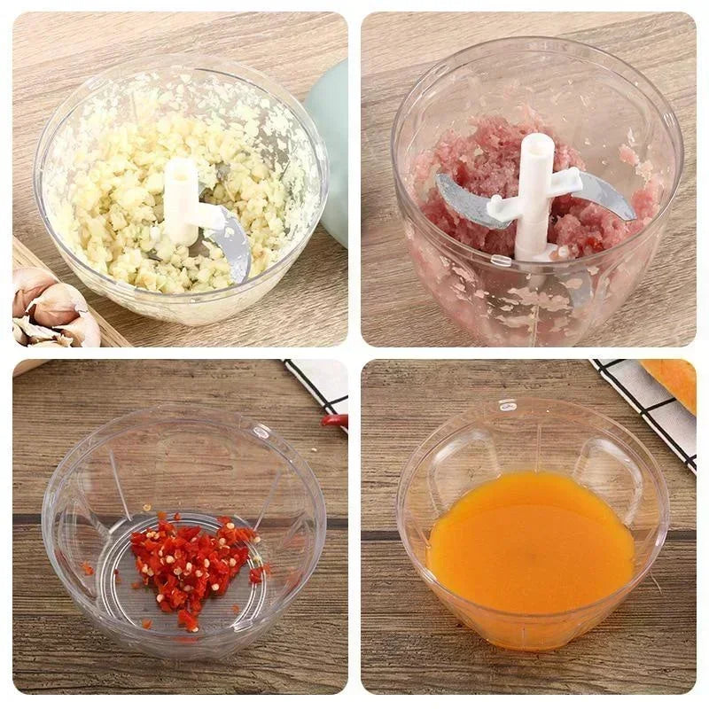 Multi-Function Garlic Press & Vegetable Chopper