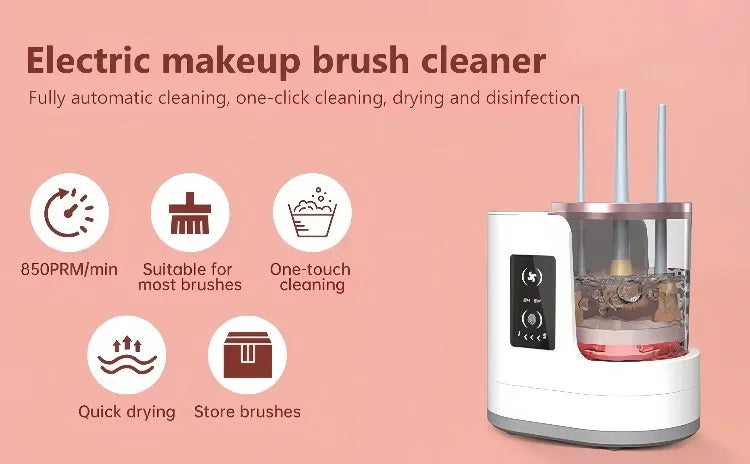 3-in-1 Electric Makeup Brush Cleaner & Dryer