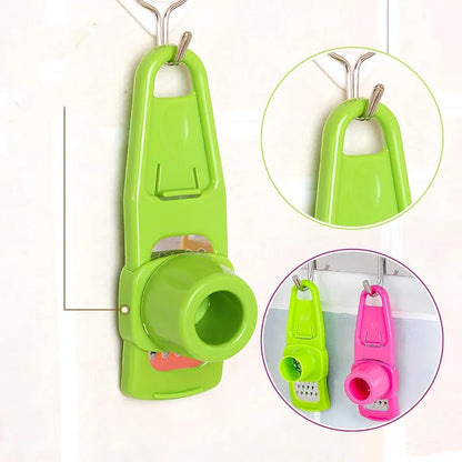 Hand-Press Garlic Chopper & Grinder
