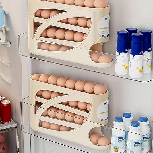 Auto-Rolling Egg Dispenser for the Fridge