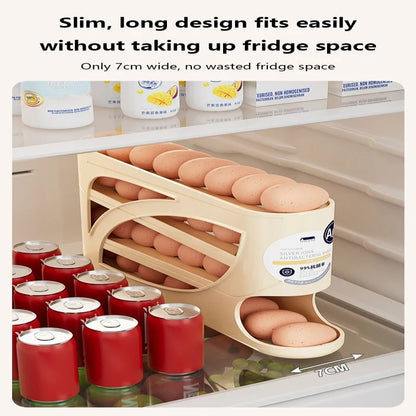 Auto-Rolling Egg Dispenser for the Fridge