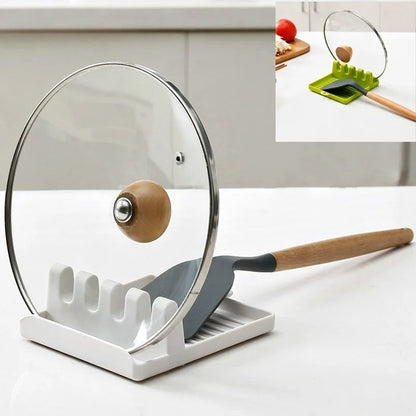 2-in-1 Spoon Rest & Pot Lid Holder