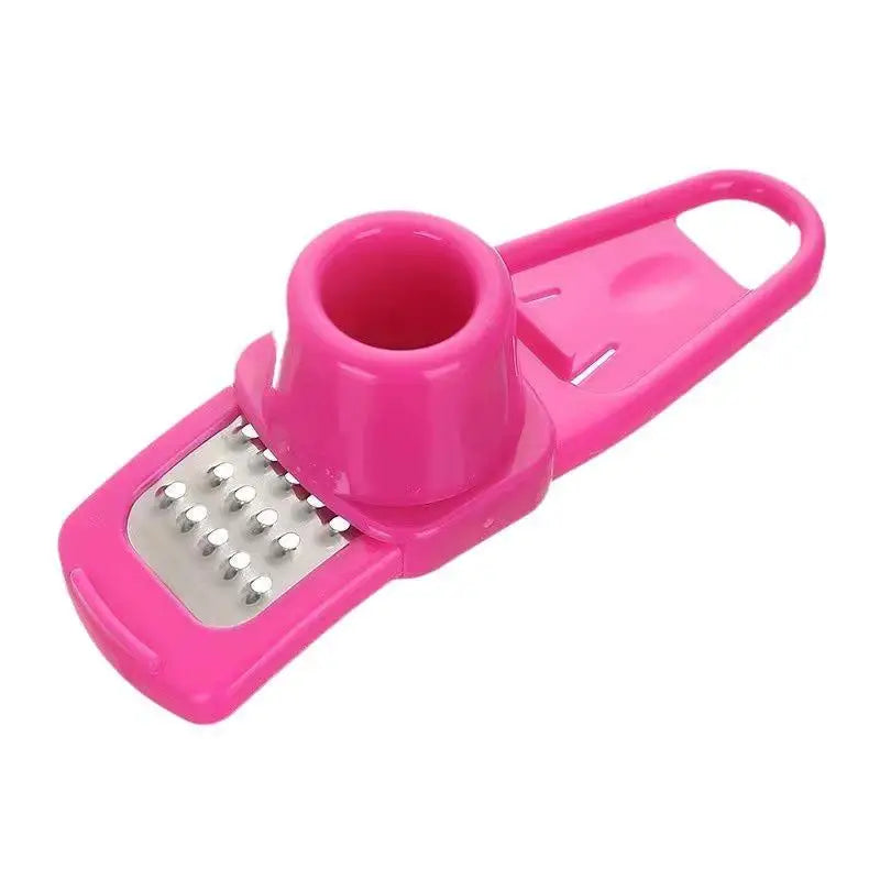 Hand-Press Garlic Chopper & Grinder