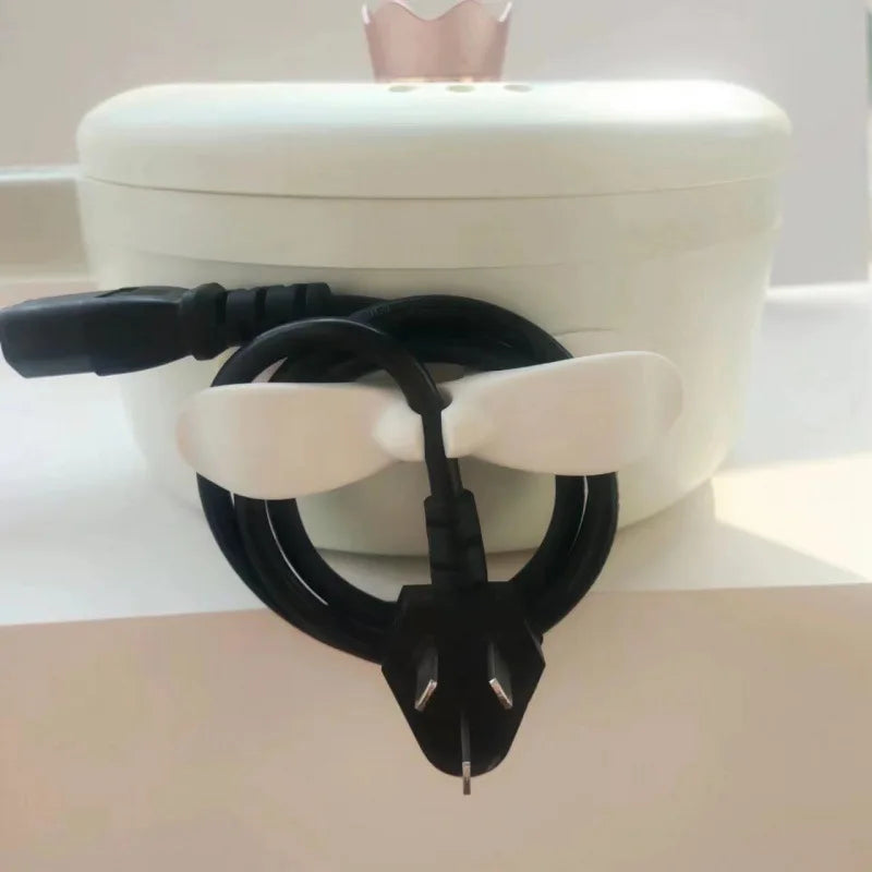 Stick-On Cable Winder & Cord Holder