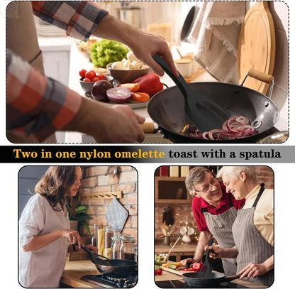 2-in-1 Flip Spatula Tongs