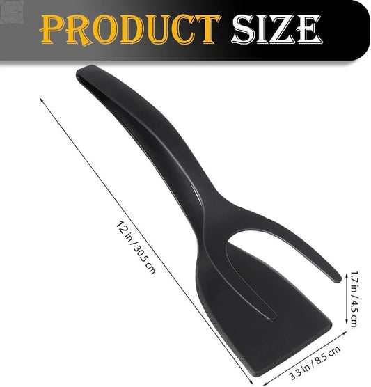 2-in-1 Flip Spatula Tongs