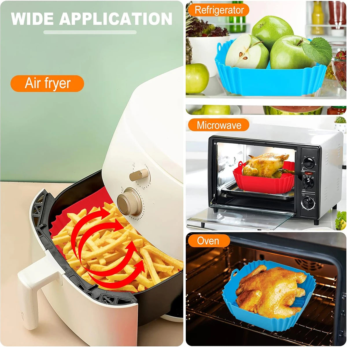 Reusable Silicone Air Fryer Liner