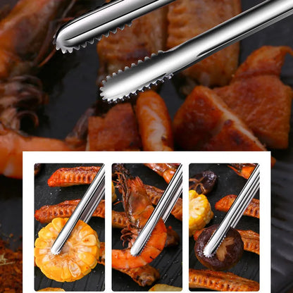 Stainless Steel Grill & Kitchen Tongs