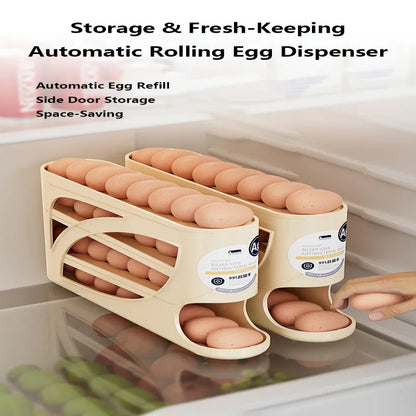 Auto-Rolling Egg Dispenser for the Fridge