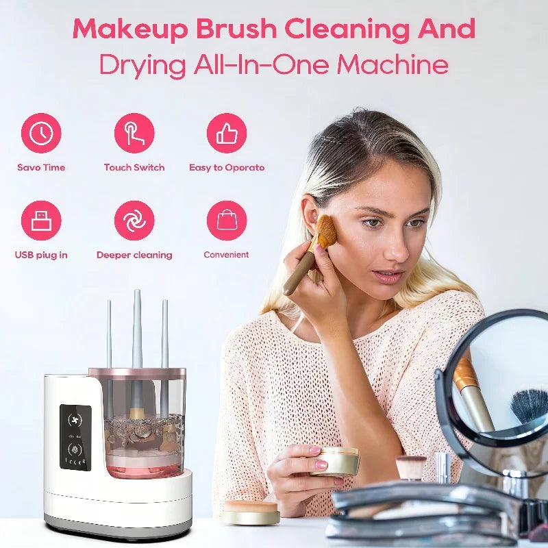 3-in-1 Electric Makeup Brush Cleaner & Dryer