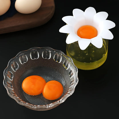 Flower-Shape Egg White & Yolk Separator