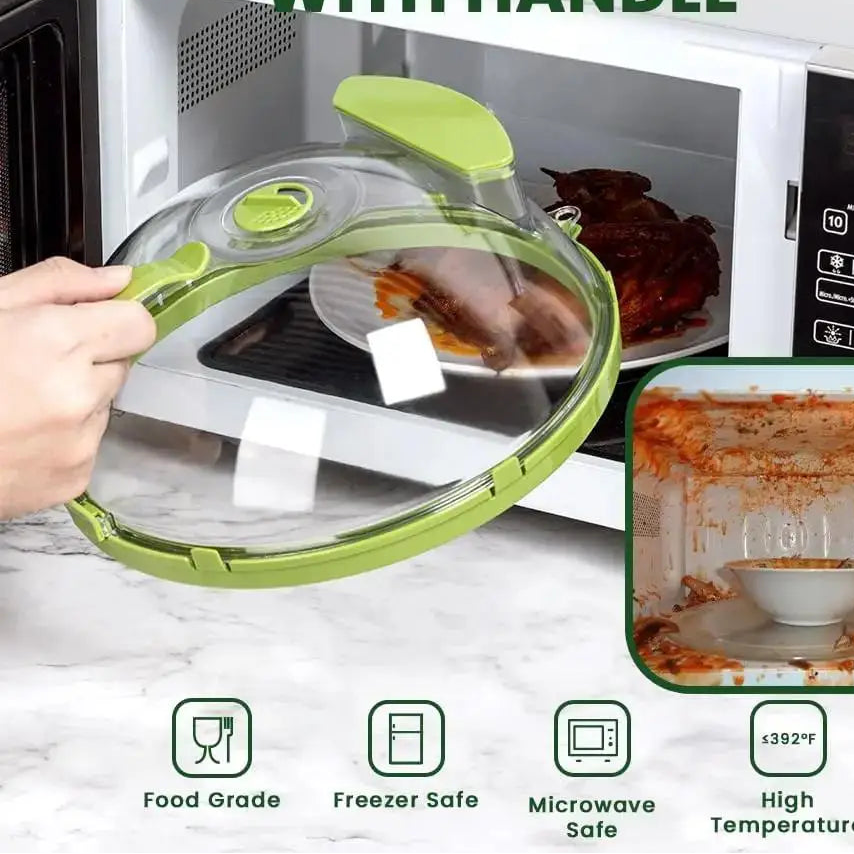 Microwave Food Cover with Steamer