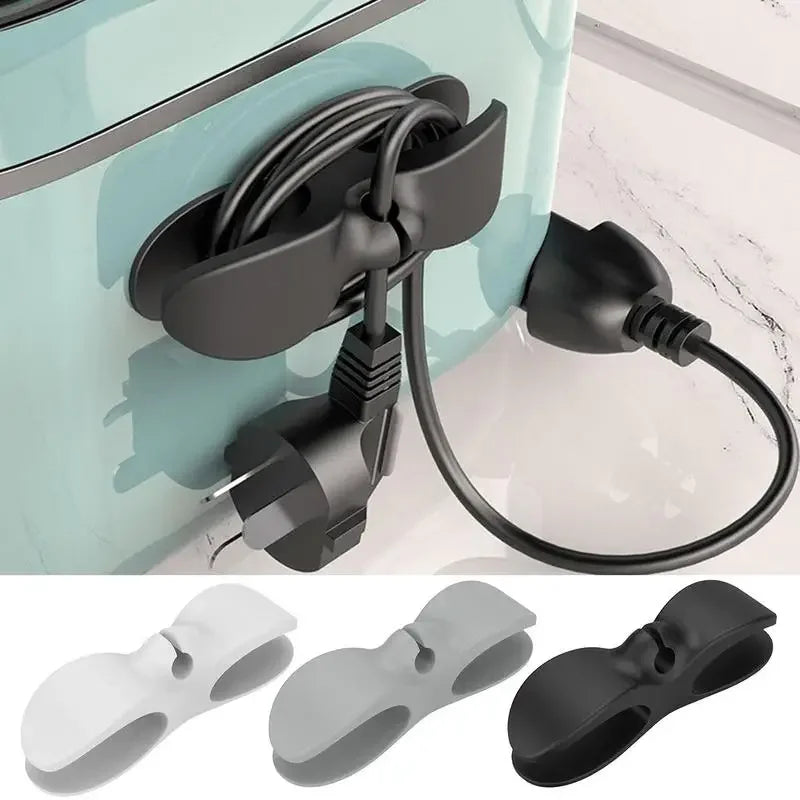 Stick-On Cable Winder & Cord Holder