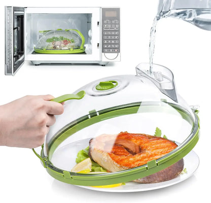 Microwave Food Cover with Steamer