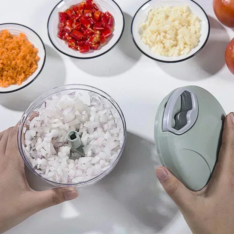 Multi-Function Garlic Press & Vegetable Chopper