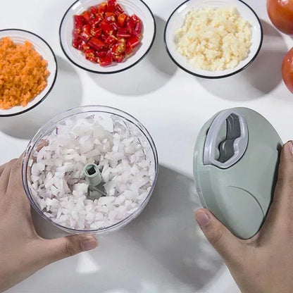 Multi-Function Garlic Press & Vegetable Chopper