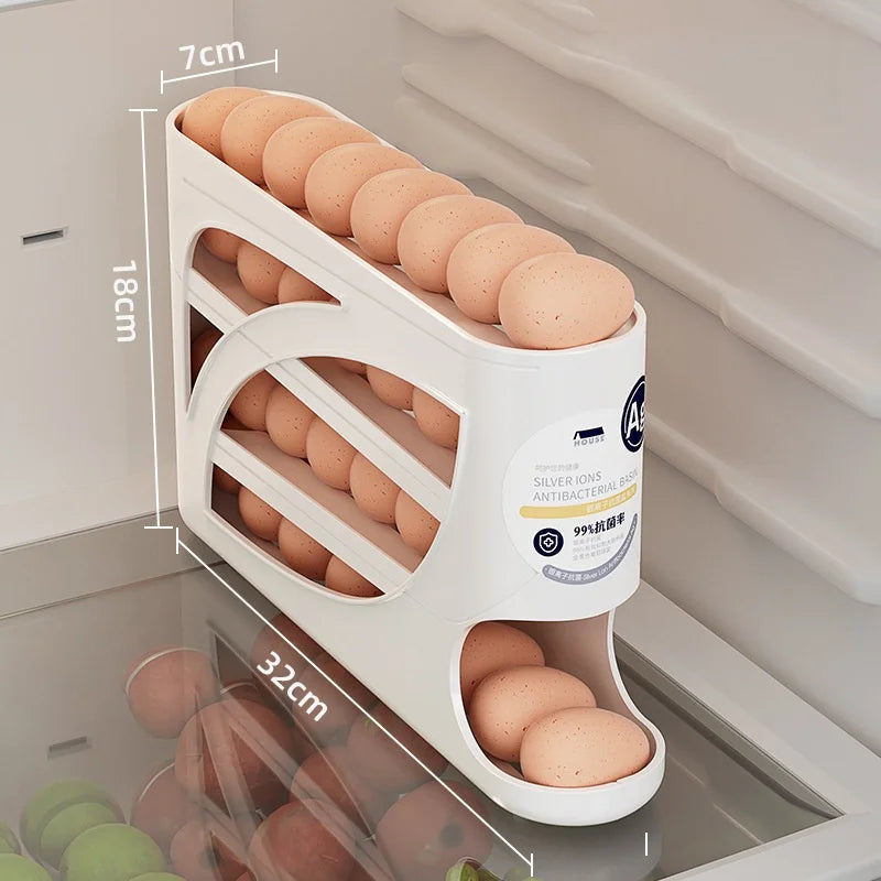 Auto-Rolling Egg Dispenser for the Fridge