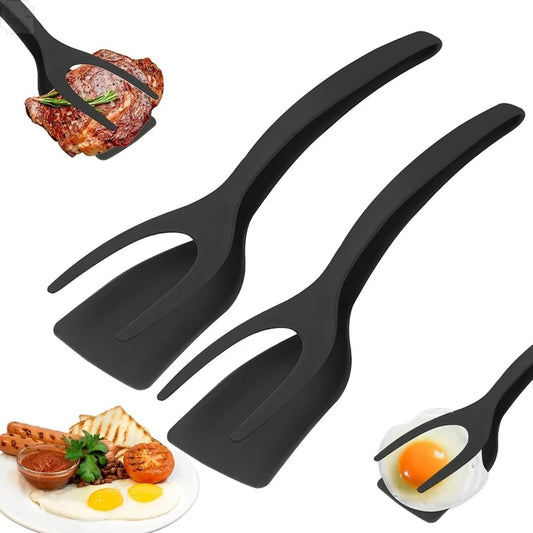 2-in-1 Flip Spatula Tongs