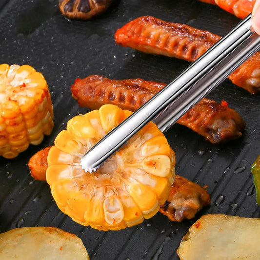 Stainless Steel Grill & Kitchen Tongs