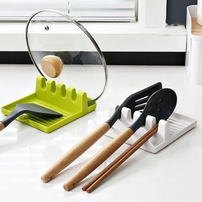 2-in-1 Spoon Rest & Pot Lid Holder