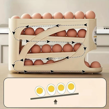 Auto-Rolling Egg Dispenser for the Fridge