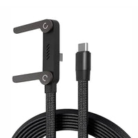Fast Charging Type C to Type C, Cable USB C to Type C, with Foldable Stand